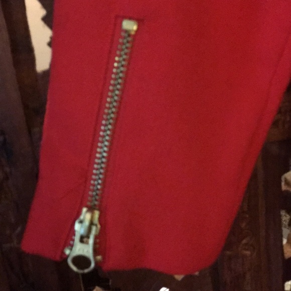 J Crew double zip shift dress in red - Picture 3 of 5